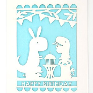 Birthday party with your favorite people a Bunny and T-rex in costumes, Costume party, Birthday cake, Happy Birthday, Party with friends image 10