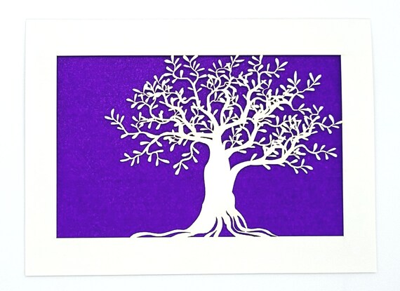 Olivenbaum, Grukarte fr alle Grnde, Laser geschnittene Grukarte, ein  Symbol fr Frieden und Freundschaft, Mutter Natur - Etsy.de