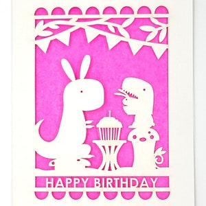 Birthday party with your favorite people a Bunny and T-rex in costumes, Costume party, Birthday cake, Happy Birthday, Party with friends image 7