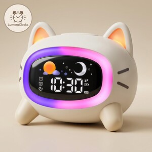 Ok to Wake Kids Alarm Clock Sound Machine Night Light Sleep Trainer Gift