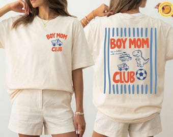 Vintage Cool Moms Club Spited T-Shirt, Mother's Day gift, Dinosaur Mama Shirt, Cool Mom Gift, Pregnancy Announcement Boy, Expecting Mom Gift