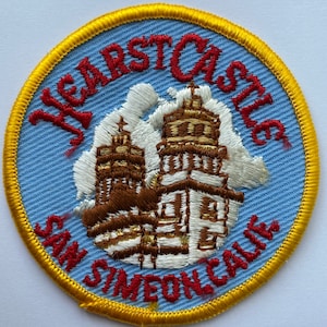 Hearst Castle, San Simeon, Kalifornien Vintage Aufnäher - Guter Zustand