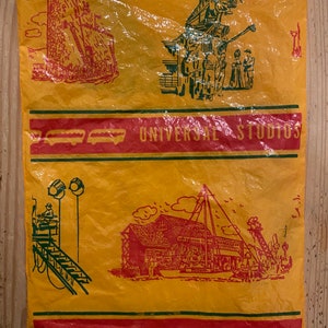 Universal Studios California Original Einkaufstasche | Geschenktasche um 1960er jahre | Props