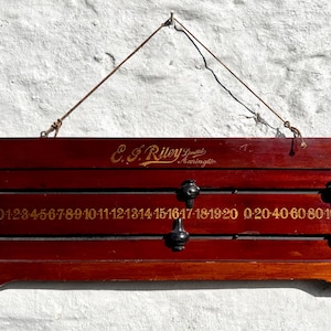 Antique Snooker Scoreboard - Etsy