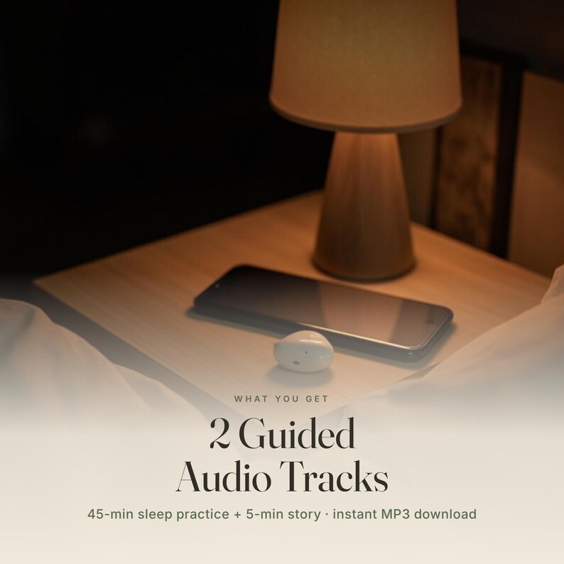 Guided Sleep Meditation Audio, The Sleeping Immortal Taoist Sleep Practice, Deep Sleep MP3 Download plus the Story, Calm Bedtime Relaxation image 2