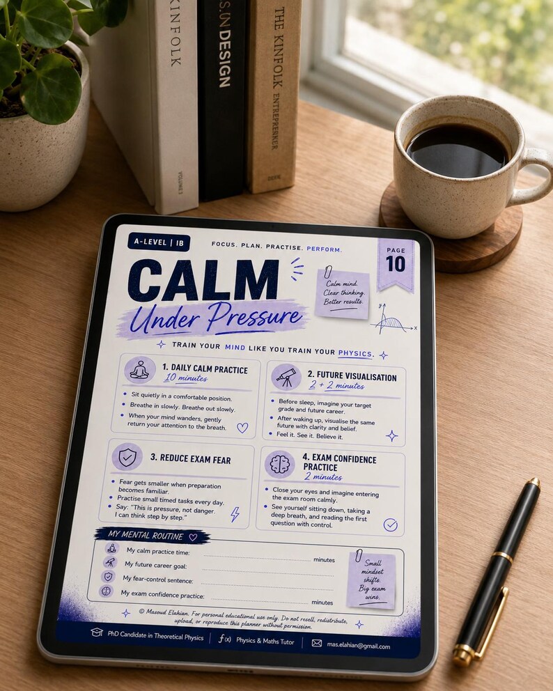 A-level &amp; IB Physics Study Planner | Digital Exam Revision Planner | Study System for Physics ...
