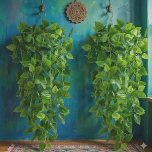 Realistic Artificial Ivy Plant - Etsy