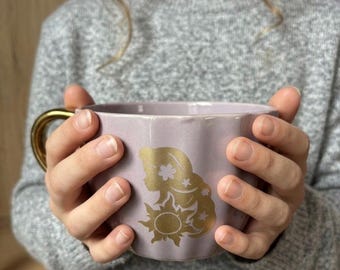 Personalized Disney Rapunzel Mug, Princess Mug, Girl's Birthday Gift, Coffee/Tea Mug, Disney Fan Gift Idea