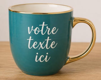Personalized Couple Mug, Customizable Name Mug, Original Wedding Gift, Valentine's Day Gift, Custom Love Mug