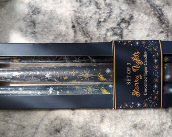 Taper candles set of 3