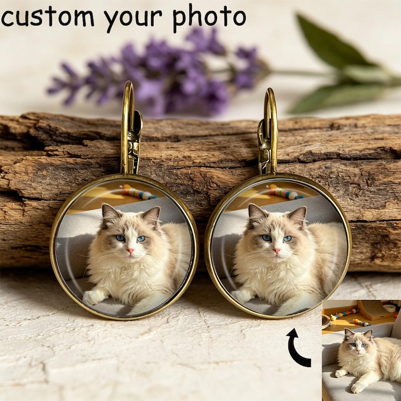 photo earrings