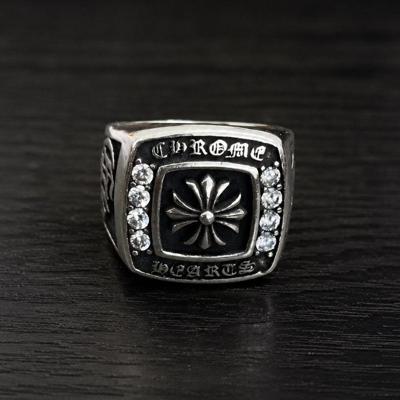 Vintage biker ring - Etsy 日本