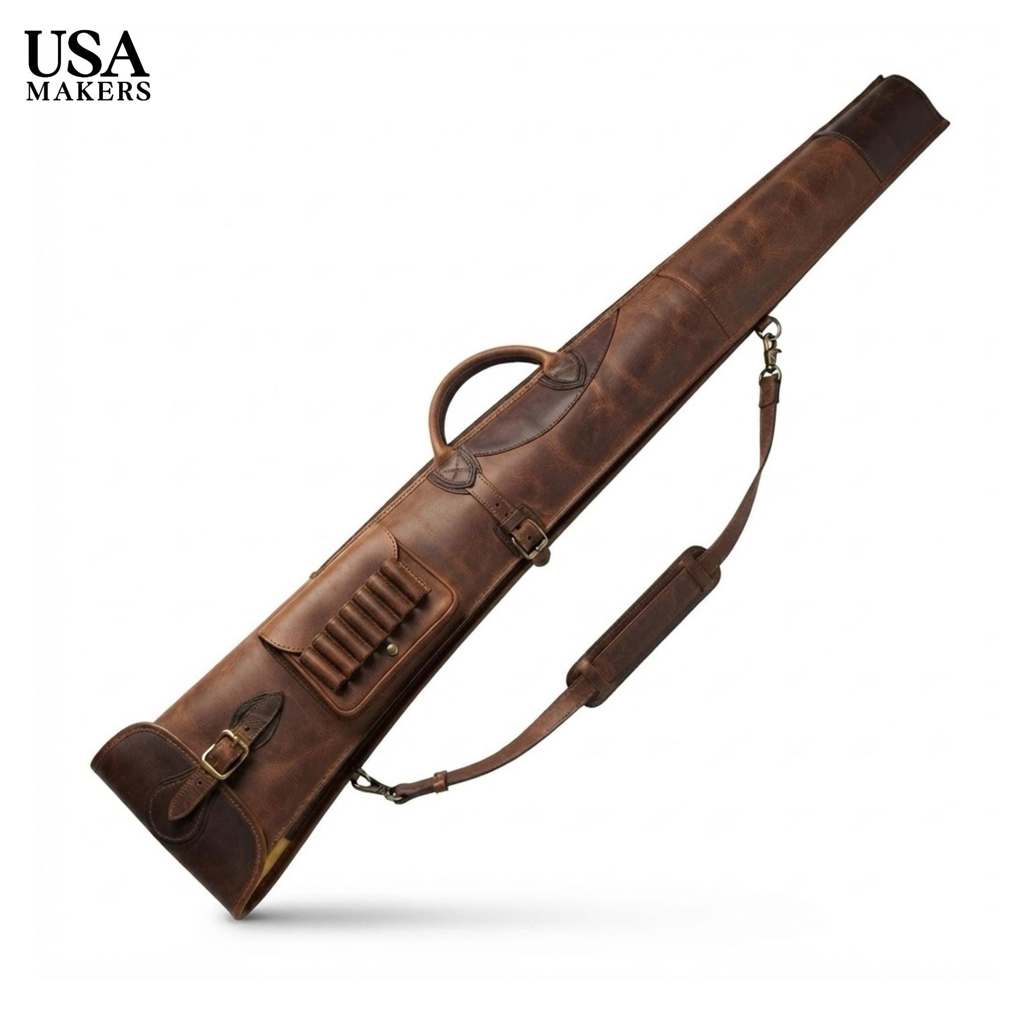 Vintage leather rifle scabbard - Etsy 日本