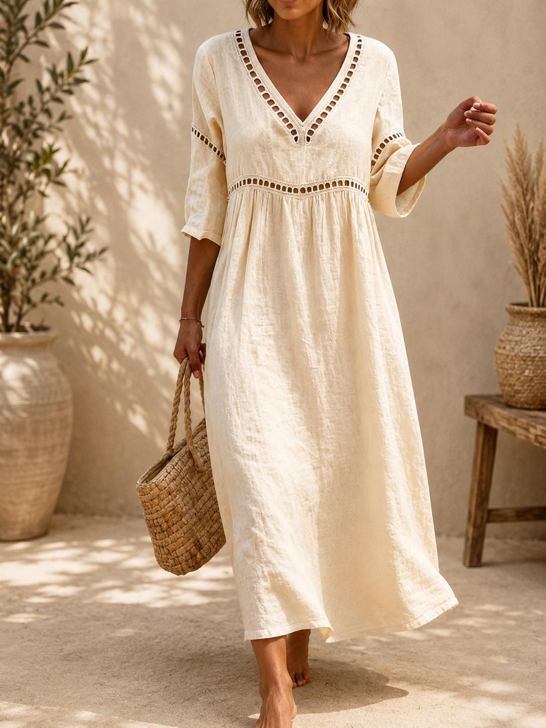 white boho dress canada Lace Bohemian Style Dresses Canada White Dress, Boho Wedding Dress, Boho Dress, Lace Wedding Dress