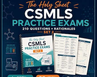 CSMLS Practice Exam Set 2