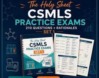 CSMLS Practice Exam Set 1