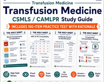 Transfusion Medicine Study Guide