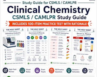 Clinical Chemistry Study Guide