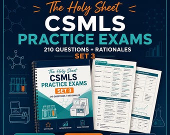 CSMLS Practice Exam Set 3
