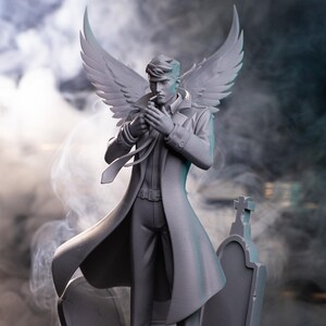 Mystic Exorcist | 16K 3D Printed Figure | Occult Detective Miniature