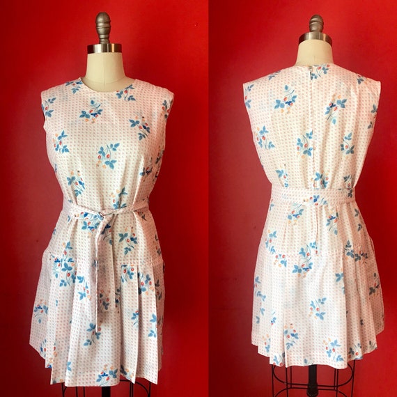 1960's Vintage "Strawberry Fields" Scooter Dress /