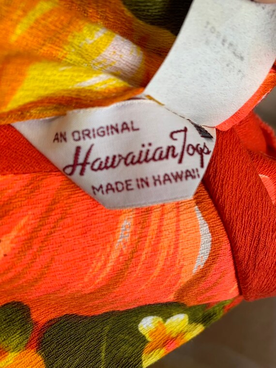 1950's Vintage "Take You There" Hawaiian Dress Si… - image 7