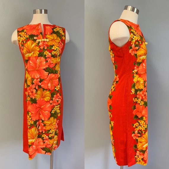 1950's Vintage "Take You There" Hawaiian Dress Si… - image 1