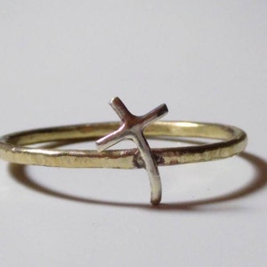 Simple cross ring size 7, religious jewelry or rings