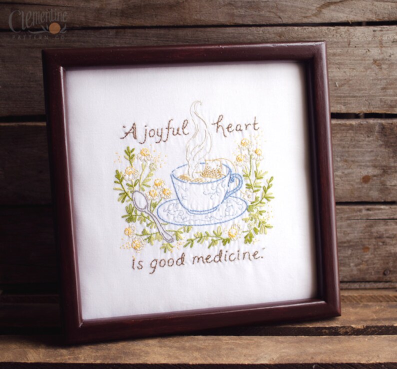 A Joyful Heart Complete Embroidery KIT image 2