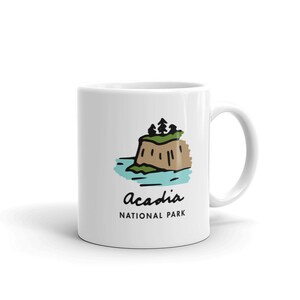 Acadia Mug National Parks Gift, Bar Harbor Maine Coffee Cup