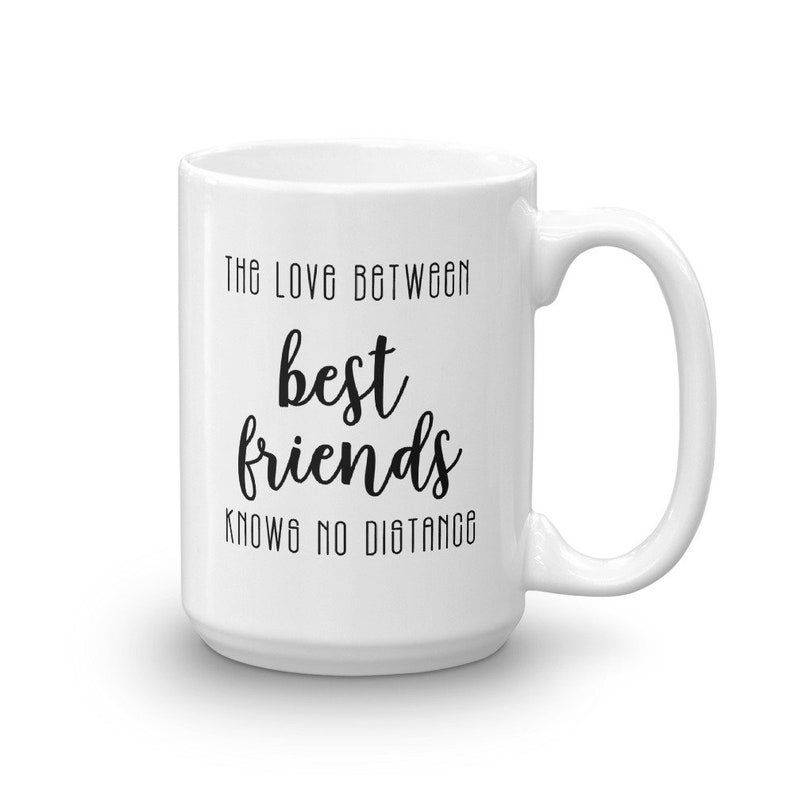Long Distance Best Friends Mugs Custom Coffee Mug Gift for Etsy