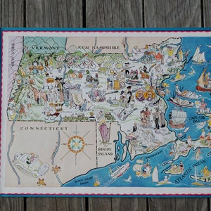 Karte von Massachusetts, Karte mit Boston und Cape Cod