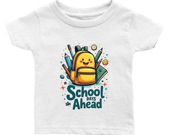 Back to School Adventure - Playful Backpack Design Baby T-Shirt