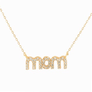 Mother's day gift- Gold Plated-Sterling Silver Pendant Necklace