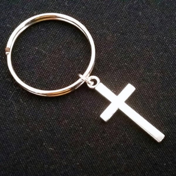 Cross Key Chain Etsy