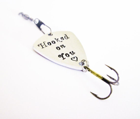 You Caught My Heart Fishing Lure, Personalized Mens Gift, Unique