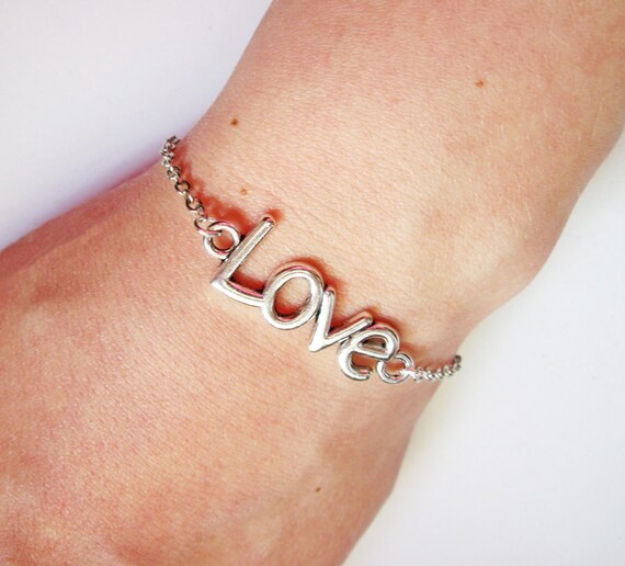 Etsy shop love bracelet