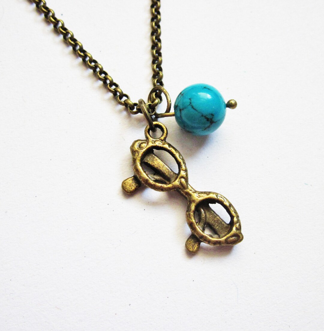 Eye Glasses Necklace Sunglasses Necklace Quirky Necklace Etsy