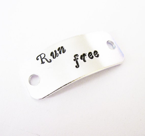Custom Runners ID Shoe Tag Personalized Name Hand Stamped Silver Aluminum Run Free Shoe Tag Running Shoe Tag Runners Gift Engraved Tag Etsy Ireland