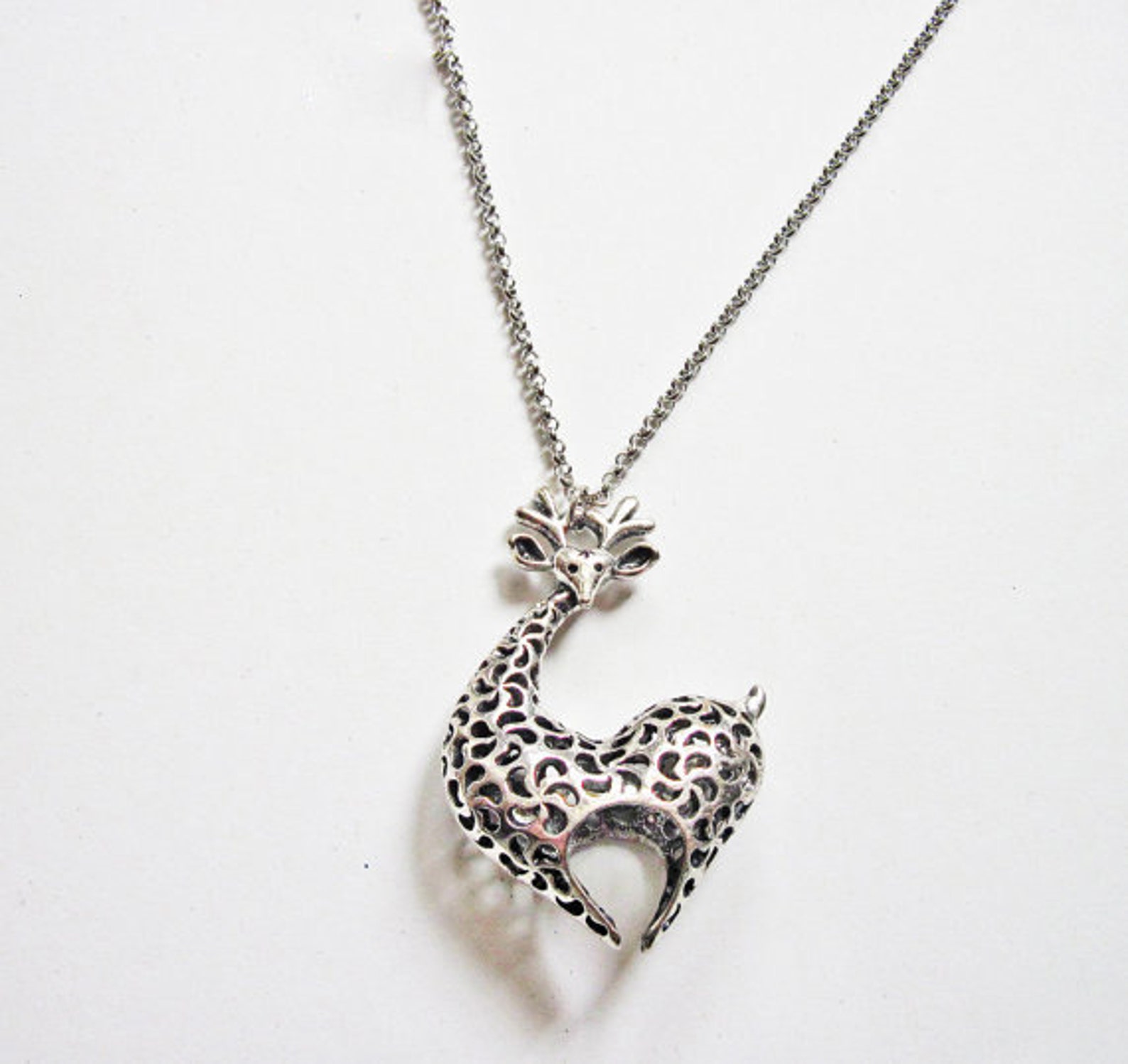 Animal Jewelry Giraffe Necklace Giraffe Jewelry Necklace Etsy