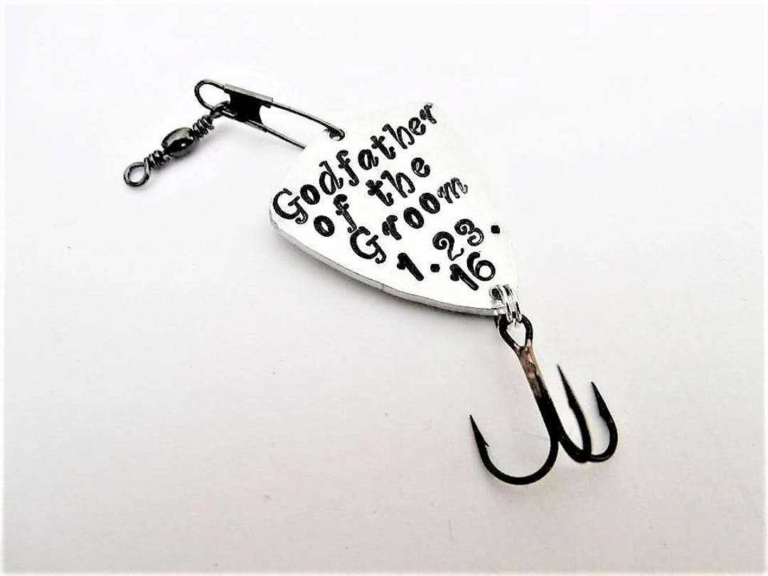 Godfather Fishing Gift Godfather of the Groom Fishing Lure Etsy