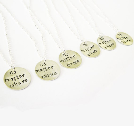 6 best friends necklaces long distance necklace personalized jewelry, gift for best friends six best friend jewelry friendship bff necklace