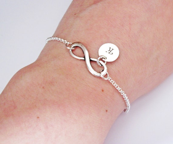 Personalized Infinity Bracelet Initials Infinity Mother Bracelet, Infinity Jewelry, Infinity Initial Bracelet, Monogram Mom Bracelet initial