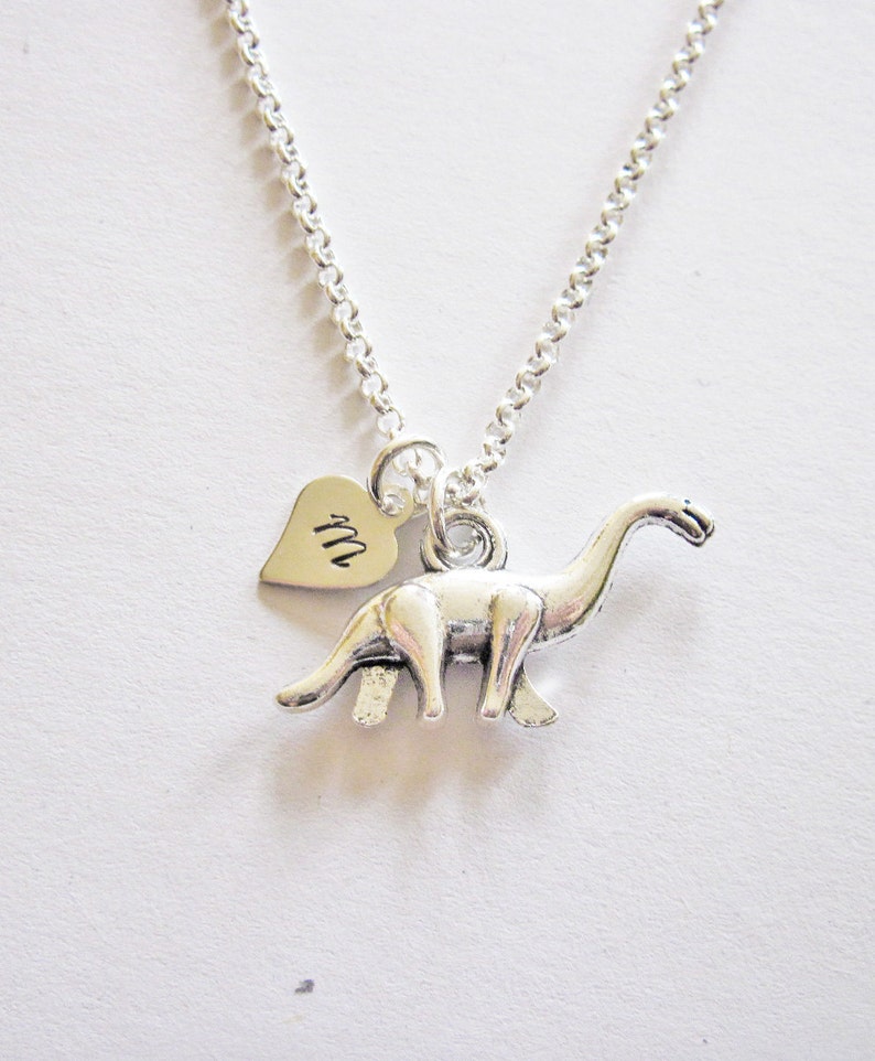 Dinosaur Necklace Custom Necklace Personalized Animal Etsy