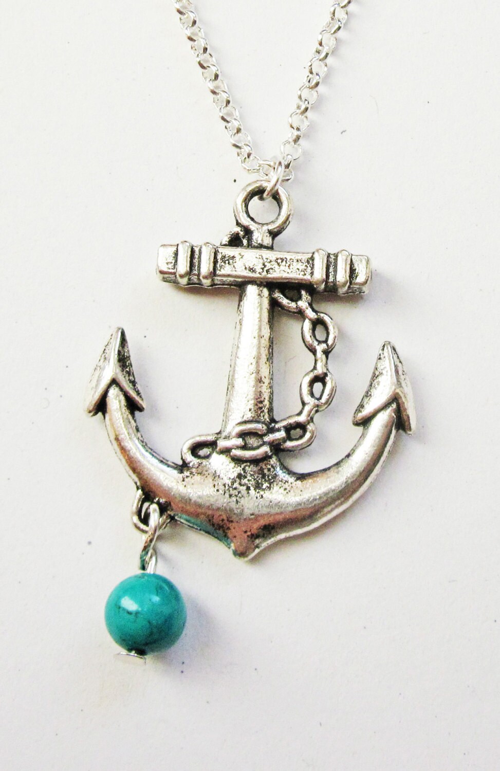 Anchor Dainty Necklace Anchor Jewelry / Gift for Her Under | Etsy