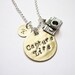 Personalized Camera Necklace Initial Necklace Photography - Etsy