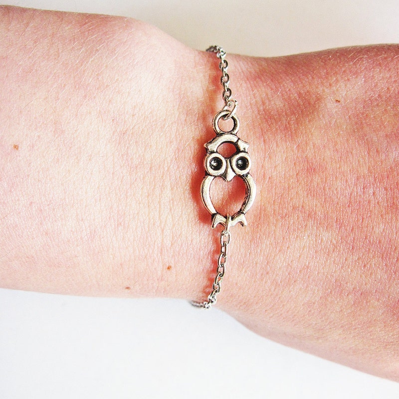 BRASS OWL BRACELET main image 1