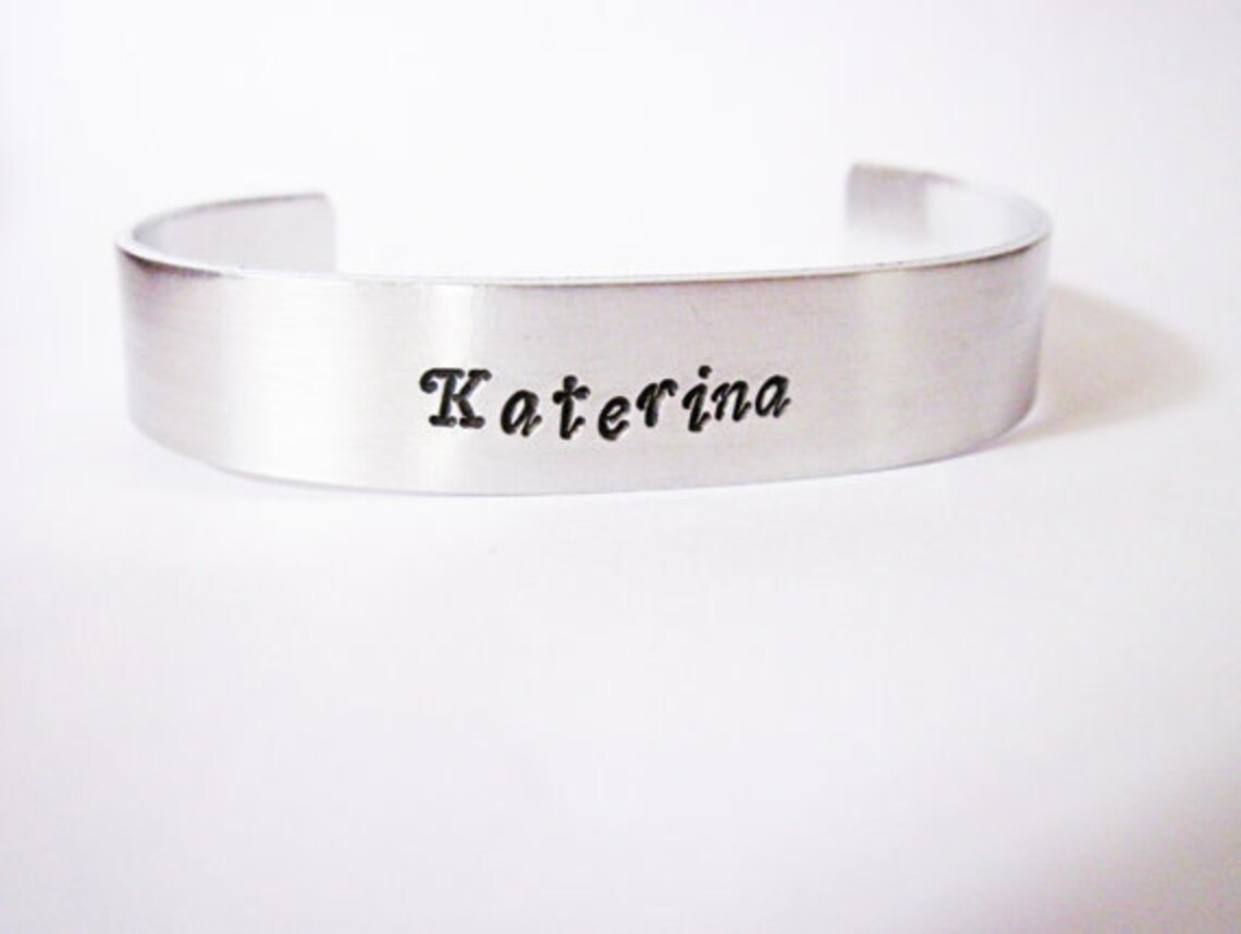 Medical ID Bracelet Emergency EMS Customized Stamped Etsy
