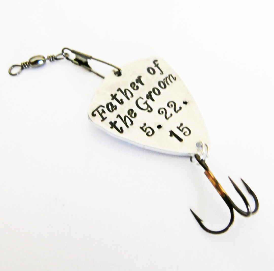 Father of the Groom Fishing Lure, Personalized Wedding Gift, Father Gift, Personalized Dad Gift ...