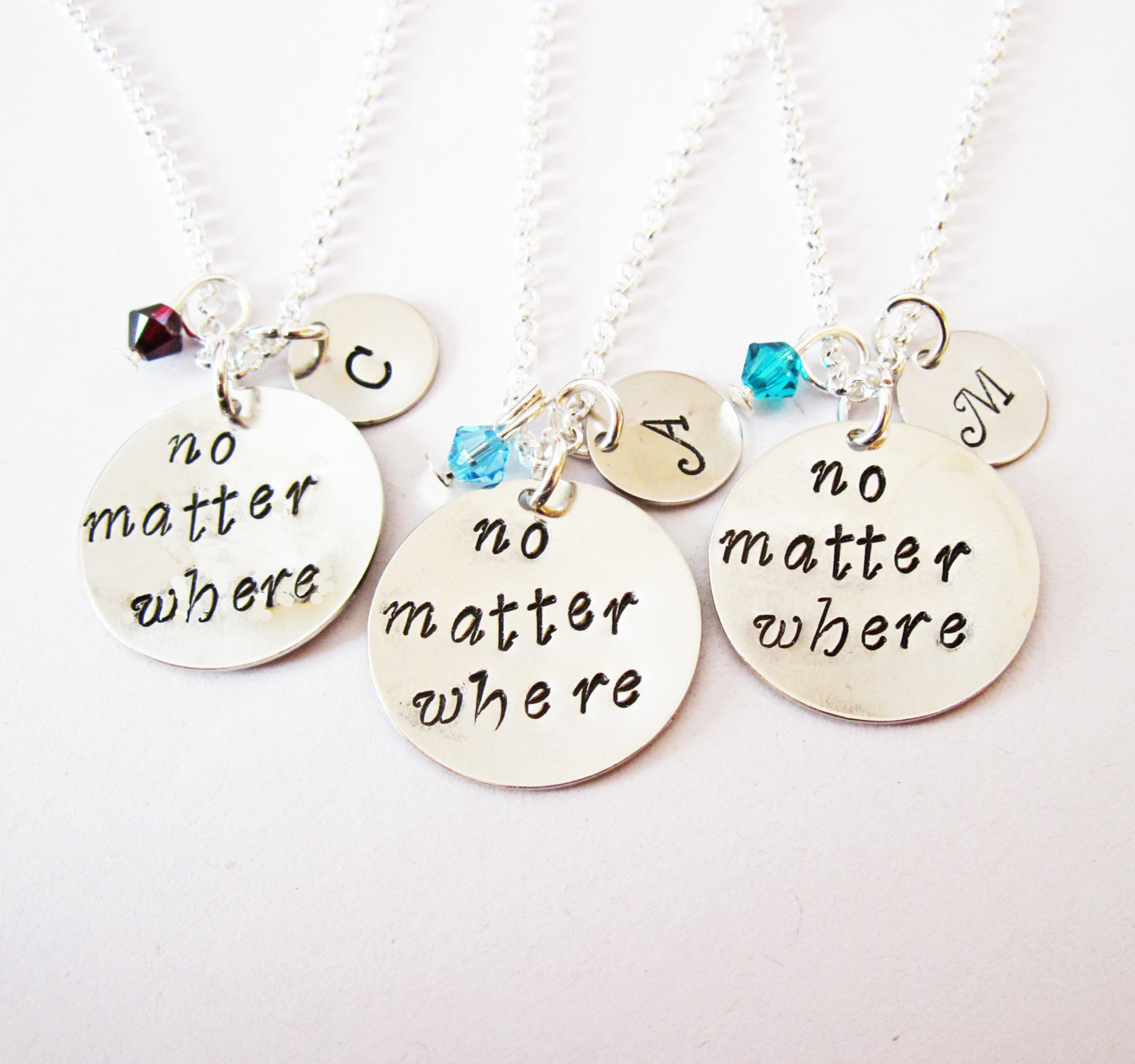 Long distance best friend hotsell necklaces